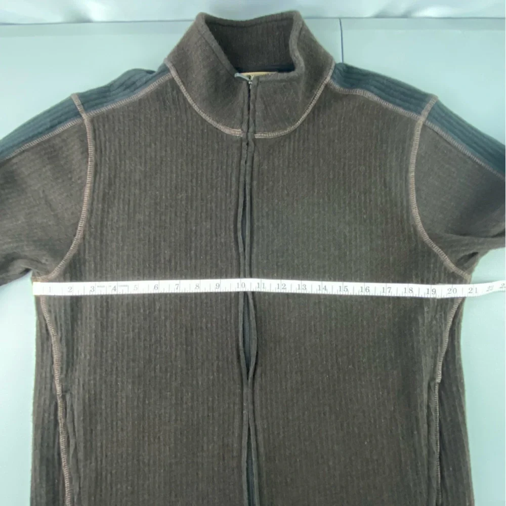 Royal Robbins Men's Wool blend jacket chocolate brown & black size  large